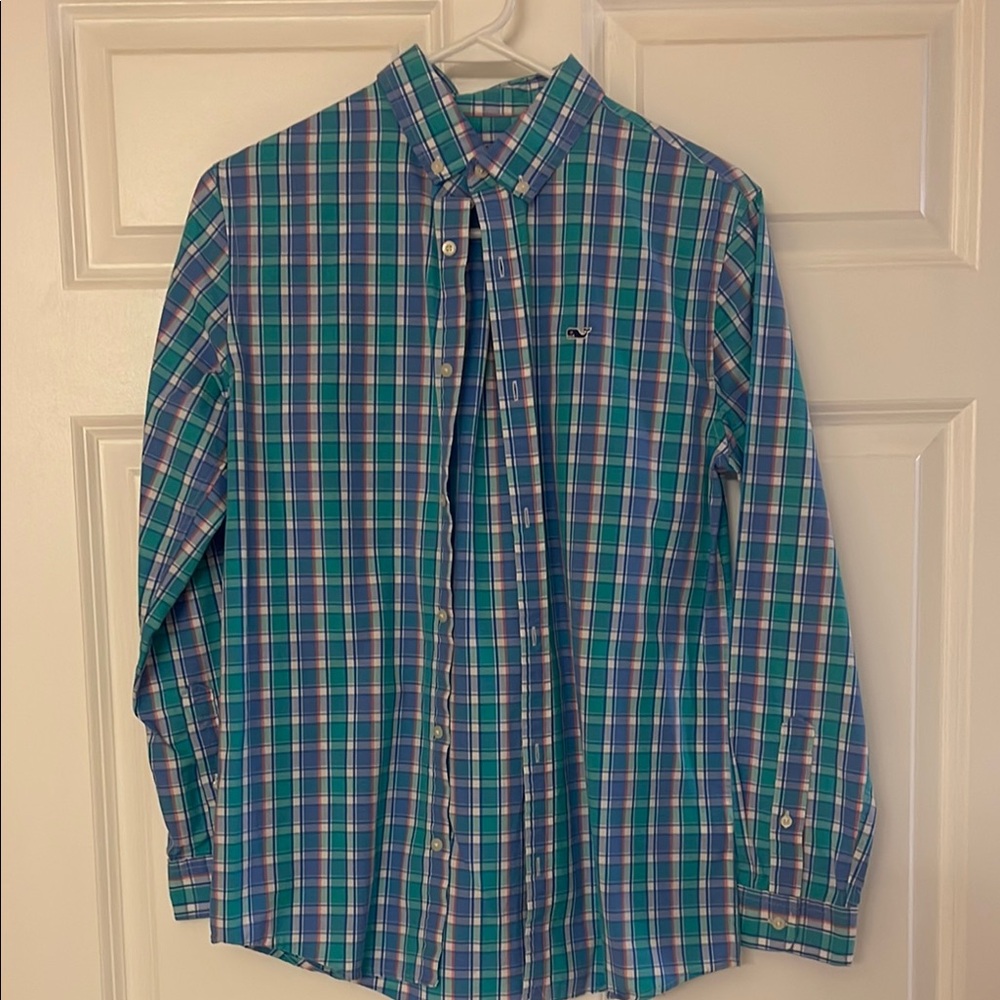 Vineyard Vines Boy’s Plaid Button-Down Shirt